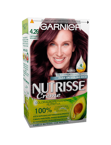 coloração nutrisse 4.26 castanho violino